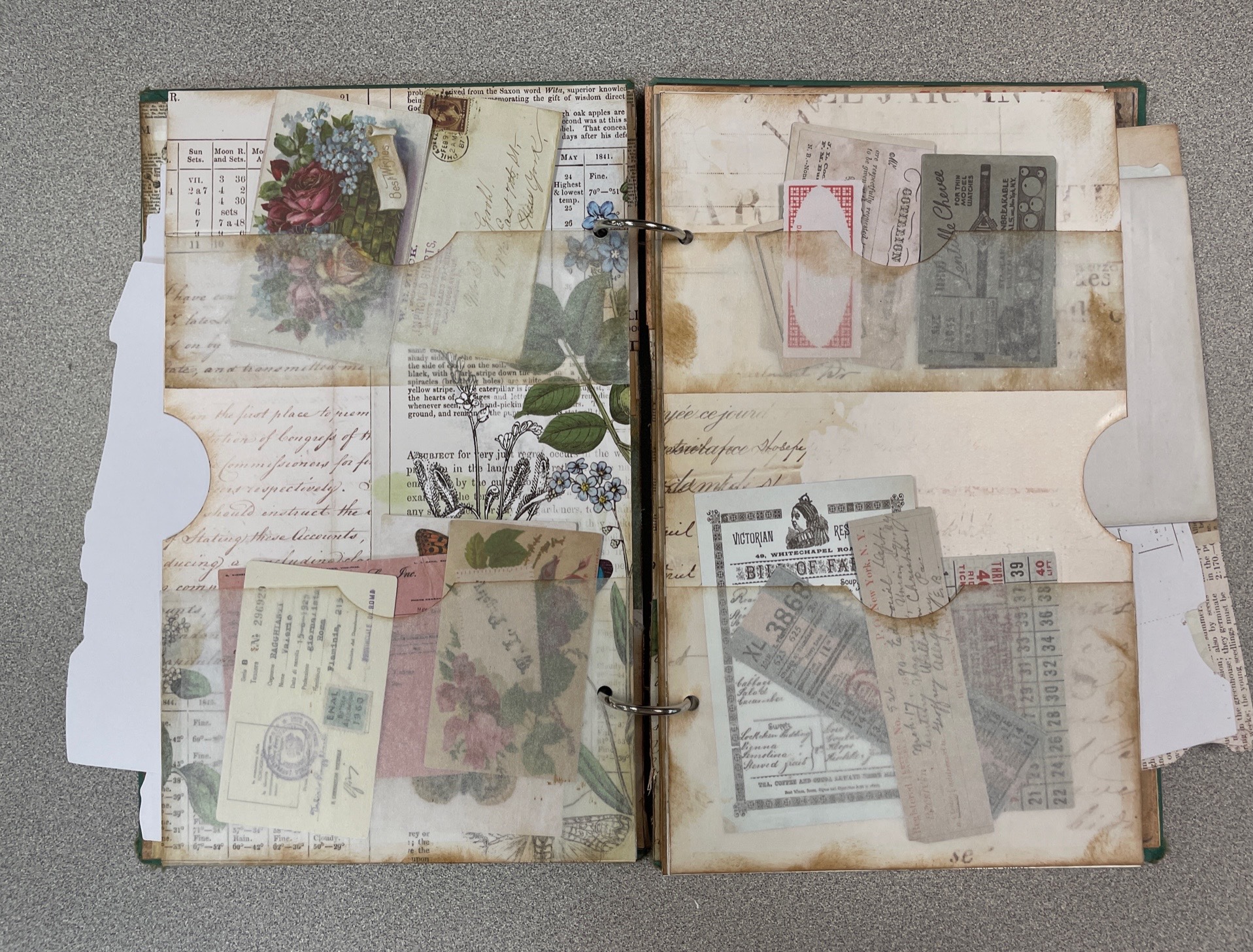 LOST MEADOWS EPHEMERA BOOK - COMING SOON #scrapbook #journaling #vintage
